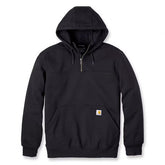 Carhartt Heavyweight Quarter Zip Hoodie, Black Sweatshirts Carhartt S