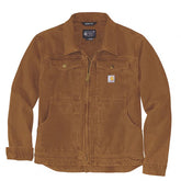 Carhartt Duck Relaxed Fit Jacket, Brown Jackets Male Carhartt S