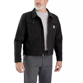 Carhartt Duck Relaxed Fit Jacket, Black Jackets Male Carhartt