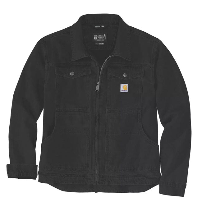 Carhartt Duck Relaxed Fit Jacket, Black Jackets Male Carhartt S