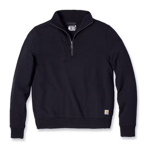Carhartt Fiber Series Half Zip Female Sweat Shirt, Black Hoodies Ladies Carhartt XS