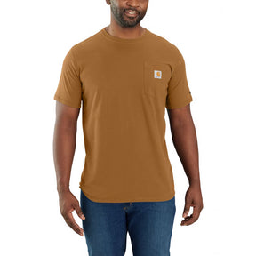 Carhartt Force Pocket S/S t-shirt carhartt® brown T-SHIRTS Carhartt