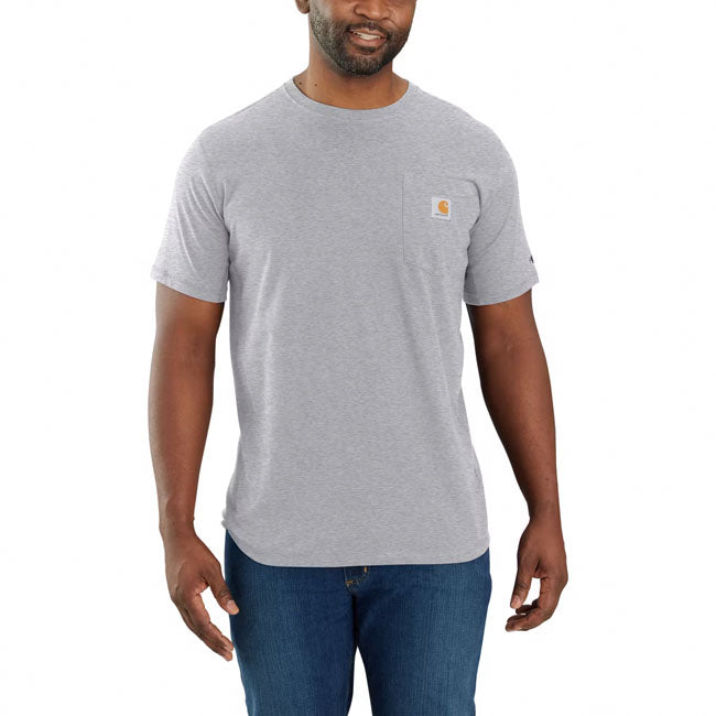 Carhartt Force Pocket S/S t-shirt heather grey T-SHIRTS Carhartt