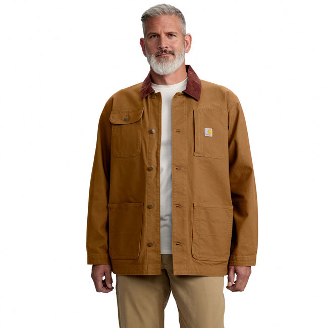 Carhartt Duck Loose Fit Chore Coat carhartt® brown JACKETS MALE Carhartt