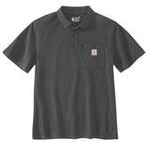 Carhartt Midweight S/S Pocket Polo carbon heather T-SHIRTS Carhartt