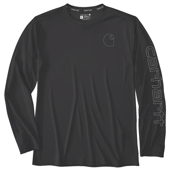 Carhartt Sun Defender L/S t-shirt black T-SHIRTS Carhartt