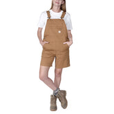 Carhartt Canvas female shortall Carhartt®brown OVERALLS Carhartt
