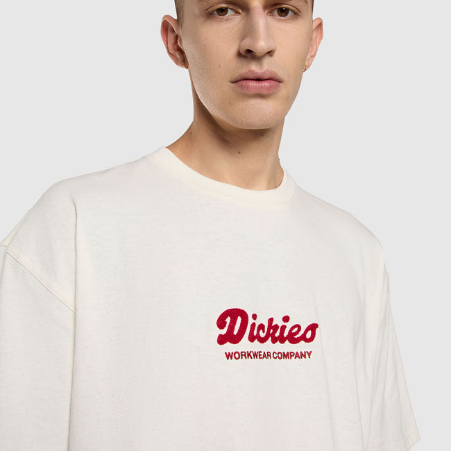 Lewistown Embro T-Shirt, Egret T-Shirt Dickies