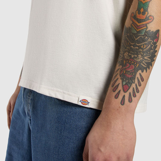 Lewistown Embro T-Shirt, Egret T-Shirt Dickies