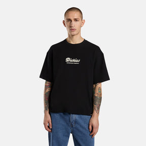 Dickies Lewistown Embro T-Shirt, Black T-Shirt Dickies