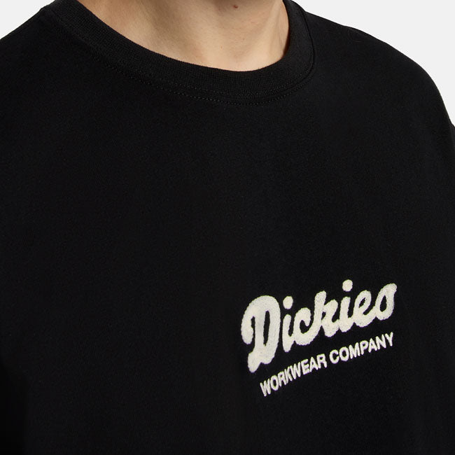 Dickies Lewistown Embro T-Shirt, Black T-Shirt Dickies