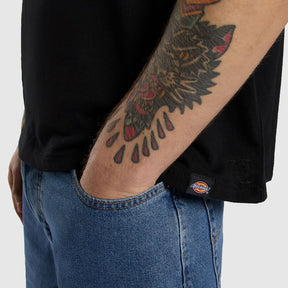 Dickies Lewistown Embro T-Shirt, Black T-Shirt Dickies