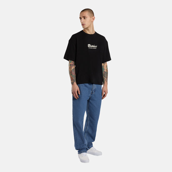 Lewistown Embro T-Shirt, Black T-Shirt Dickies