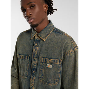 Dickies Houston Shirt, Yellow Fade Ind Shirts Dickies