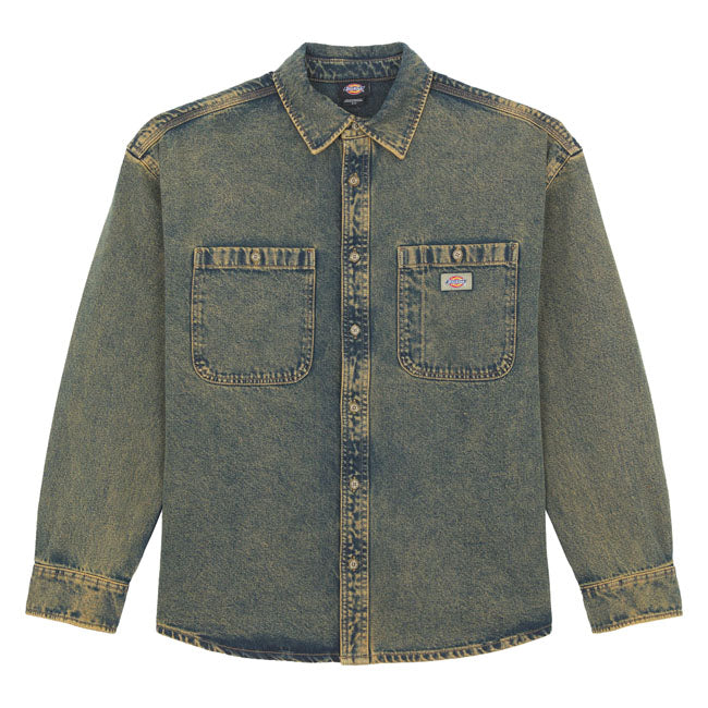 Dickies Houston Shirt, Yellow Fade Ind Shirts Dickies S