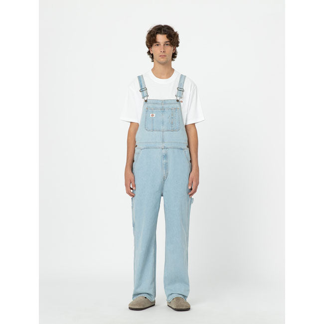 Dickies Classic Denim Bib Overalls, Vintage Blue Overalls Dickies