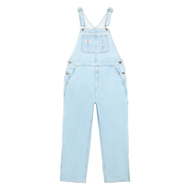 Dickies Classic Denim Bib Overalls, Vintage Blue Overalls Dickies XS
