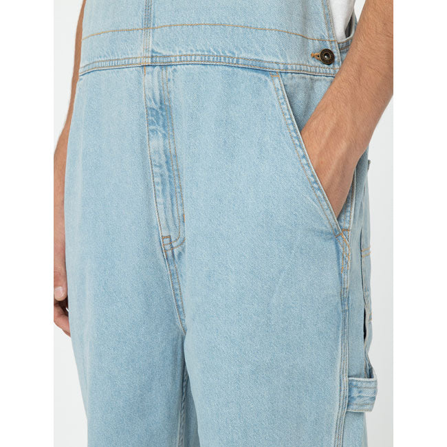 Dickies Classic Denim Bib Overalls, Vintage Blue Overalls Dickies