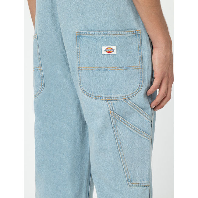 Dickies Classic Denim Bib Overalls, Vintage Blue Overalls Dickies
