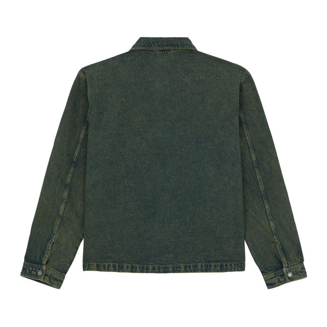 Dickies Lewistown Denim Jacket, Green Tone Fade Jackets Male Dickies