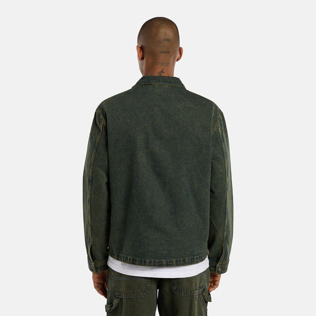 Dickies Lewistown Denim Jacket, Green Tone Fade Jackets Male Dickies