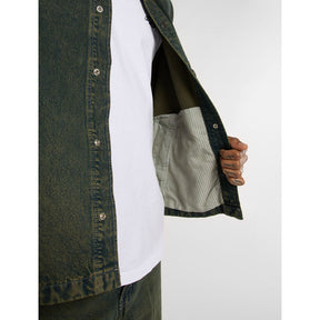Dickies Lewistown Denim Jacket, Green Tone Fade Jackets Male Dickies