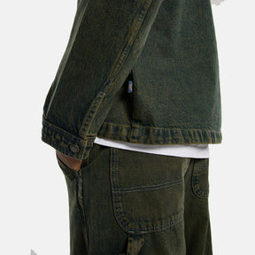 Dickies Lewistown Denim Jacket, Green Tone Fade Jackets Male Dickies