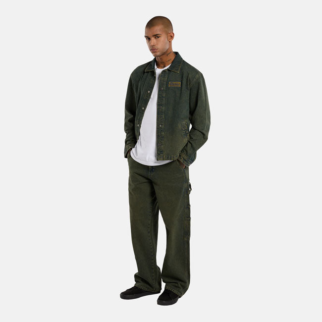 Dickies Lewistown Denim Jacket, Green Tone Fade Jackets Male Dickies