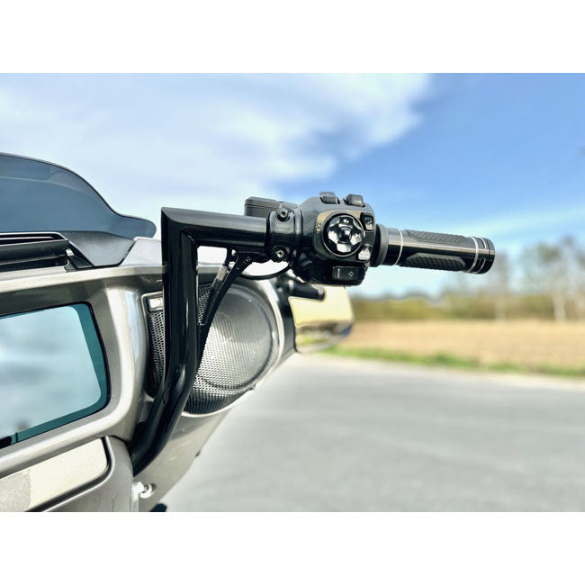 Kodlin, Flow-bar bagger handlebar 33cm high. Black HANDLEBARS Kodlin