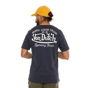 Von Dutch Eye t-shirt navy T-SHIRTS Von Dutch