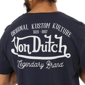 Von Dutch Eye t-shirt navy T-SHIRTS Von Dutch