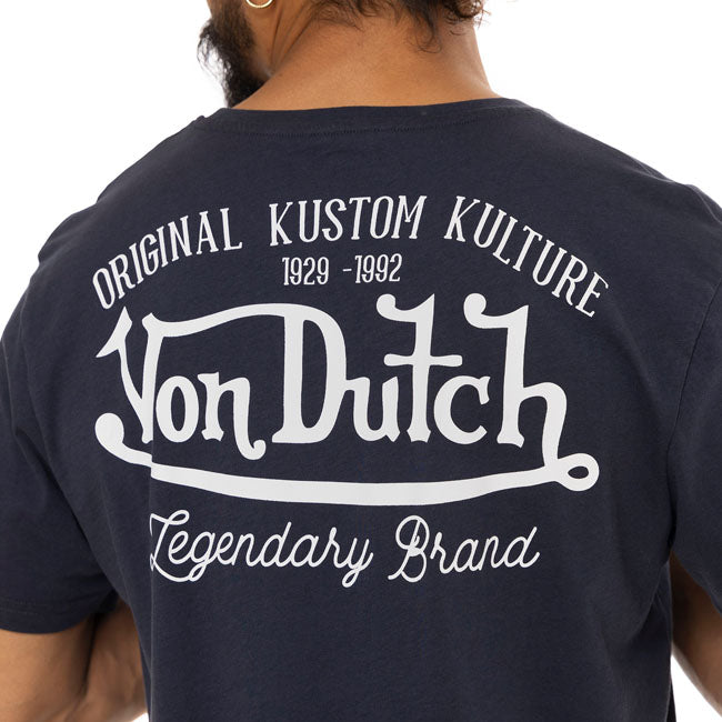 Von Dutch Eye t-shirt navy T-SHIRTS Von Dutch