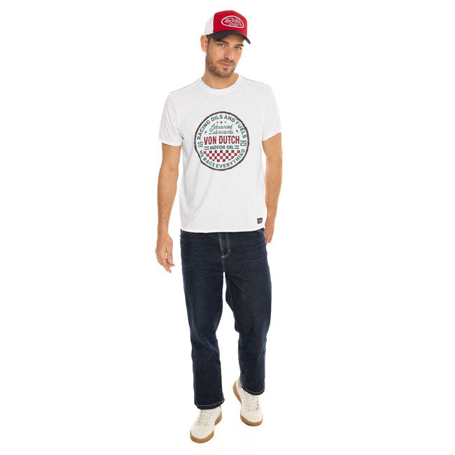 Von Dutch Old t-shirt white T-SHIRTS Von Dutch