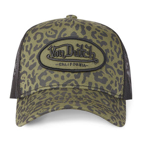 Von Dutch Leopard cap khaki CAPS Von Dutch