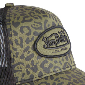 Von Dutch Leopard cap khaki CAPS Von Dutch