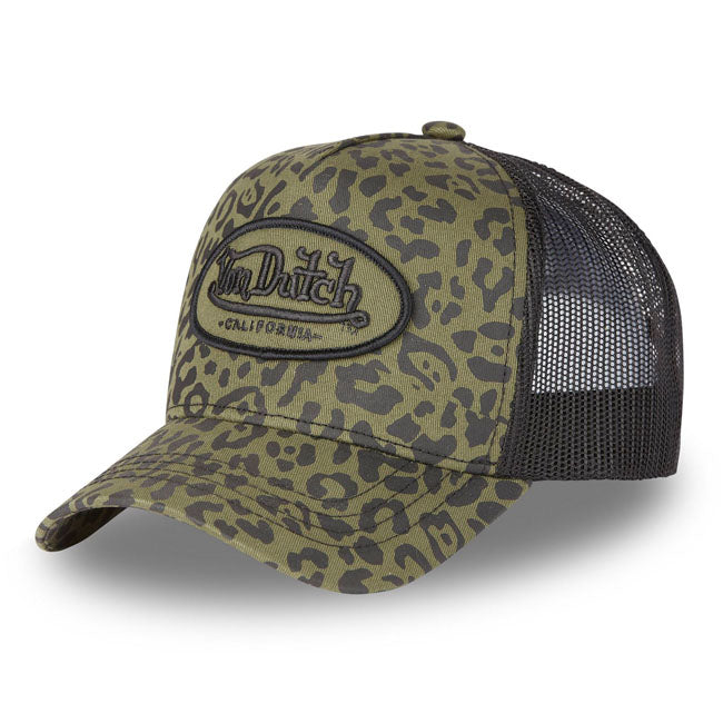 Von Dutch Leopard cap khaki CAPS Von Dutch