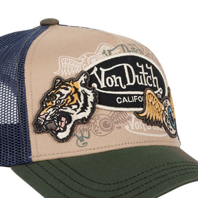Von Dutch Patches 07 cap olive/navy CAPS Von Dutch