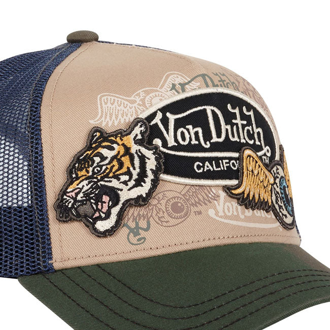 Von Dutch Patches 07 cap olive/navy CAPS Von Dutch
