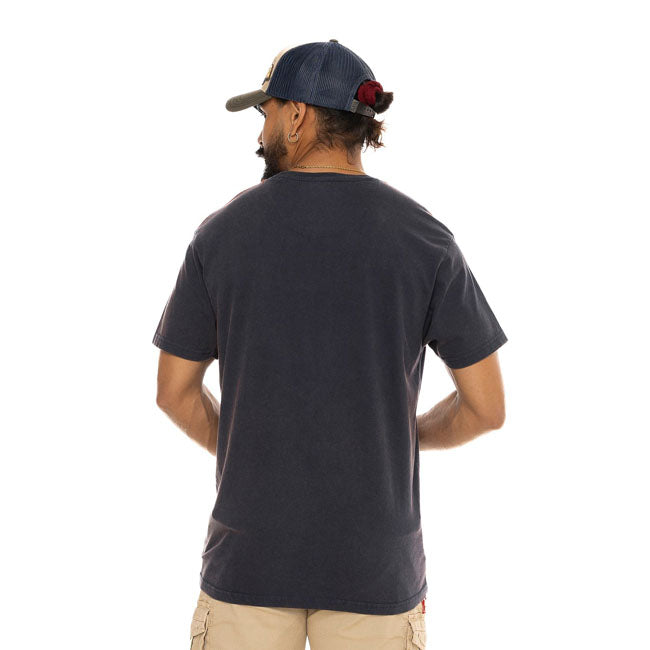 Von Dutch Wolfy t-shirt navy T-SHIRTS Von Dutch