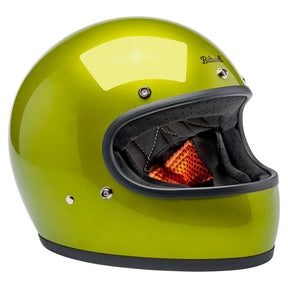 Biltwell Gringo helmet Metallic Lime HELMETS Biltwell