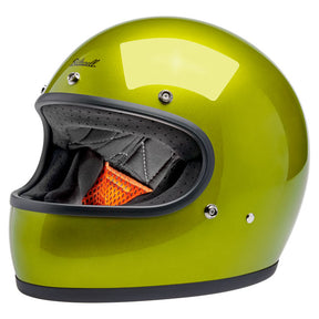 Biltwell Gringo helmet Metallic Lime HELMETS Biltwell