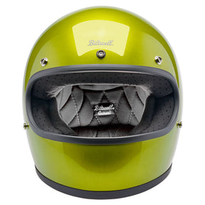 Biltwell Gringo helmet Metallic Lime HELMETS Biltwell