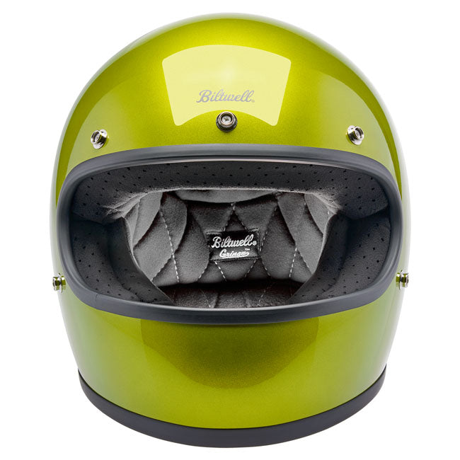 Biltwell Gringo helmet Metallic Lime HELMETS Biltwell