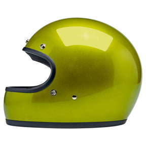 Biltwell Gringo helmet Metallic Lime HELMETS Biltwell