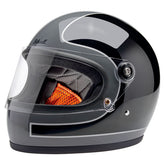 Biltwell Gringo S helmet Storm Grey/Black Tracker Gloss HELMETS Biltwell