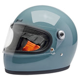 Biltwell Gringo S helmet Agave Blue Gloss HELMETS Biltwell