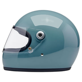 Biltwell Gringo S helmet Agave Blue Gloss HELMETS Biltwell