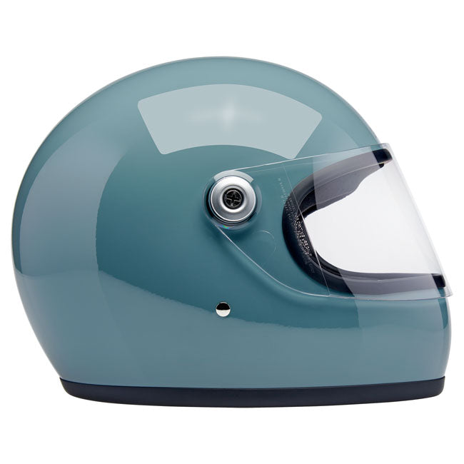 Biltwell Gringo S helmet Agave Blue Gloss HELMETS Biltwell