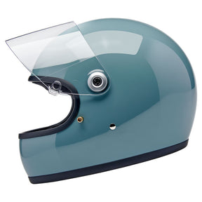 Biltwell Gringo S helmet Agave Blue Gloss HELMETS Biltwell