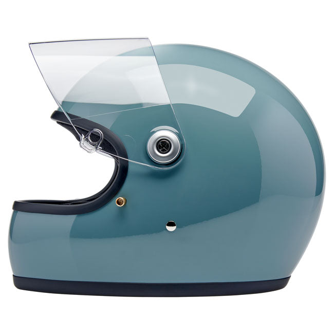Biltwell Gringo S helmet Agave Blue Gloss HELMETS Biltwell